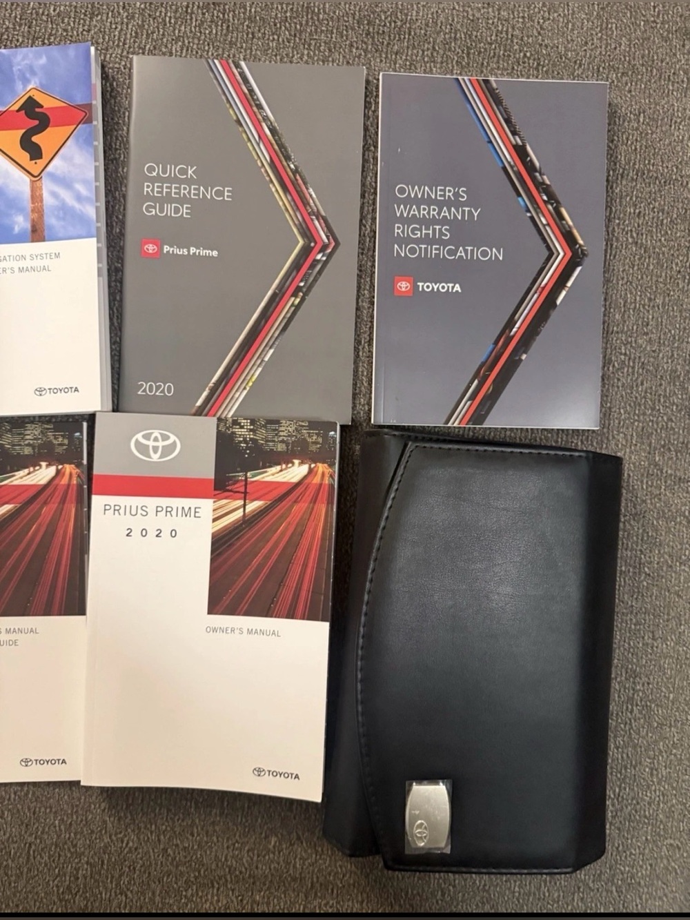 2020 Toyota Prius Prime Complete Owner’s Manual Set w/ Navigation Guide